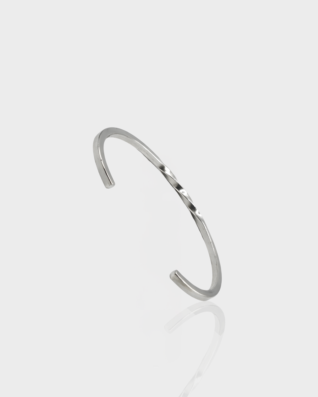 Polished Harmony Silver Cuff