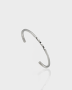 Polished Harmony Silver Cuff