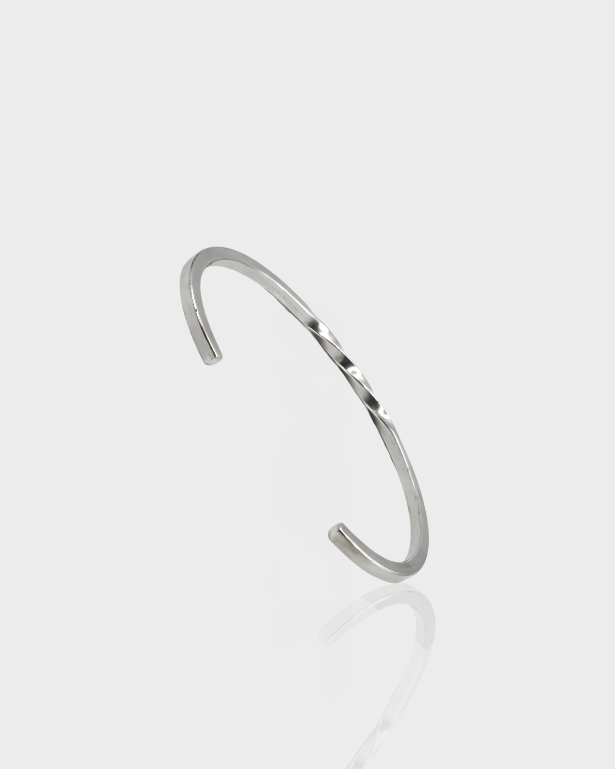 Polished Harmony Silver Cuff
