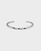 Polished Harmony Silver Cuff