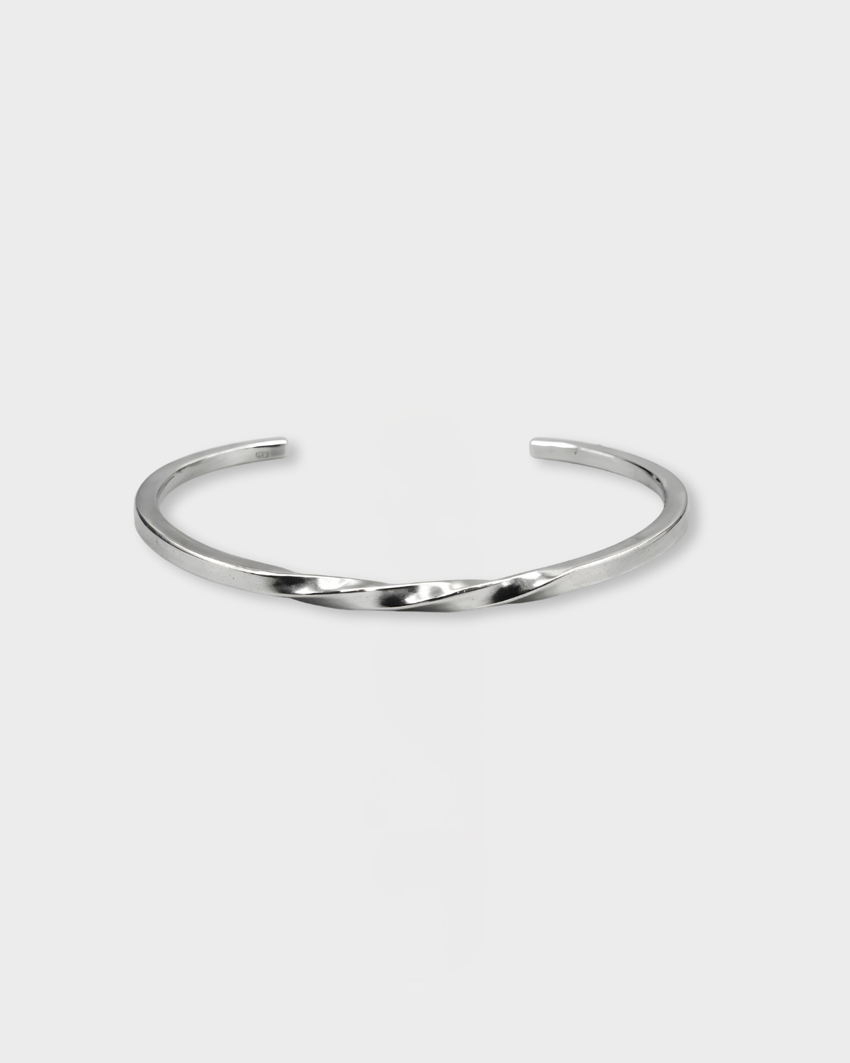 Polished Harmony Silver Cuff